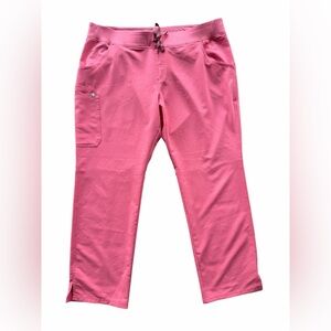 Figs Scrub Pants Women’s Limited Edition Women’s Kade Cargo Pink Sz XXL TALL